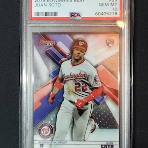 Bowmans Best 2018 Juan Soto RC PSA 10