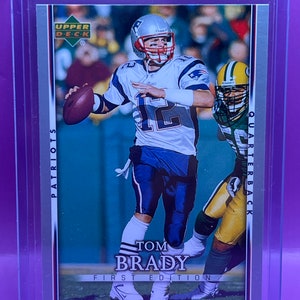 2007 Tom Brady Upper Deck First Edition card.