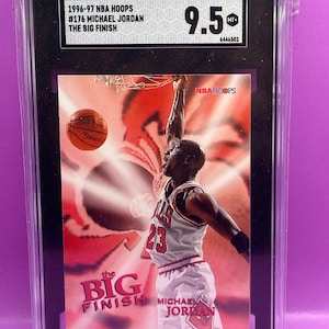 1996-97 NBA Hoops Michael Jordan #176, SGC 9.5, The Big Fish. WoW!!! Excellent Card!