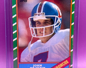 1986 Topps John Elway card