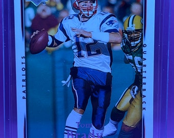2007 Tom Brady Upper Deck foil First Edition card.