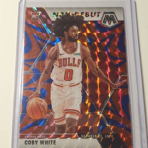 Coby White Panini - Mosaic Reactive Blue NBA DEBUT RC