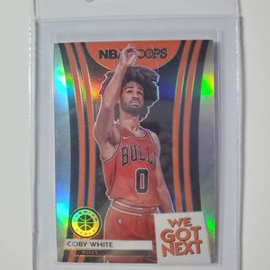 Coby White NBA Hoops Premium Stock We Got Next Silver