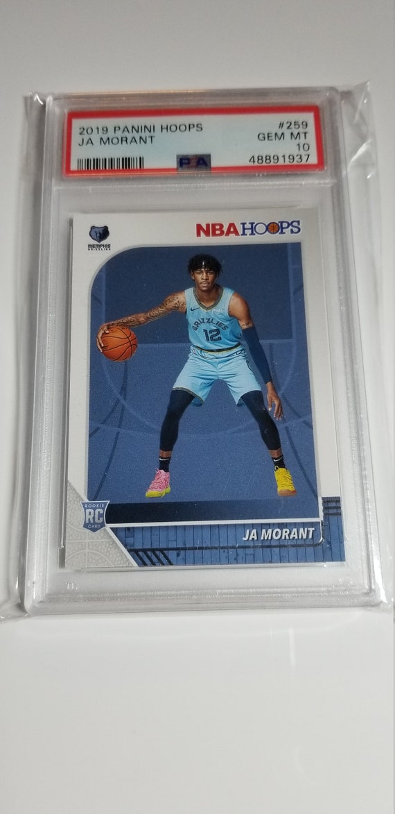 2019 Hoops JA Morant PSA 10. Nice rookie card from NBA Hoops! 2019 Hoops JA Morant PSA 10. Nice rookie card from NBA Hoops!