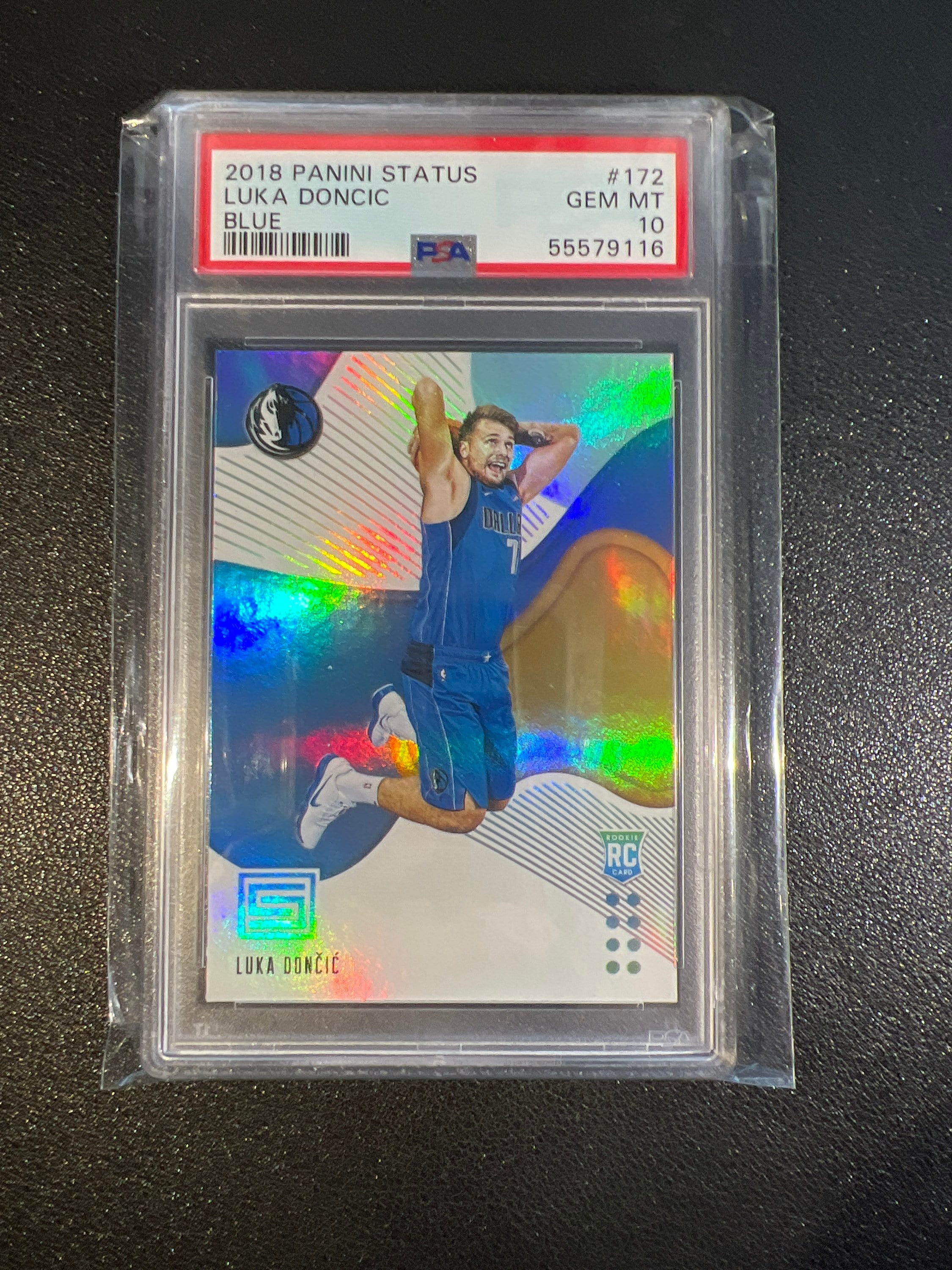 2018 Status Blue Parallel Luka Doncic Rookie PSA 10 Card and - Etsy