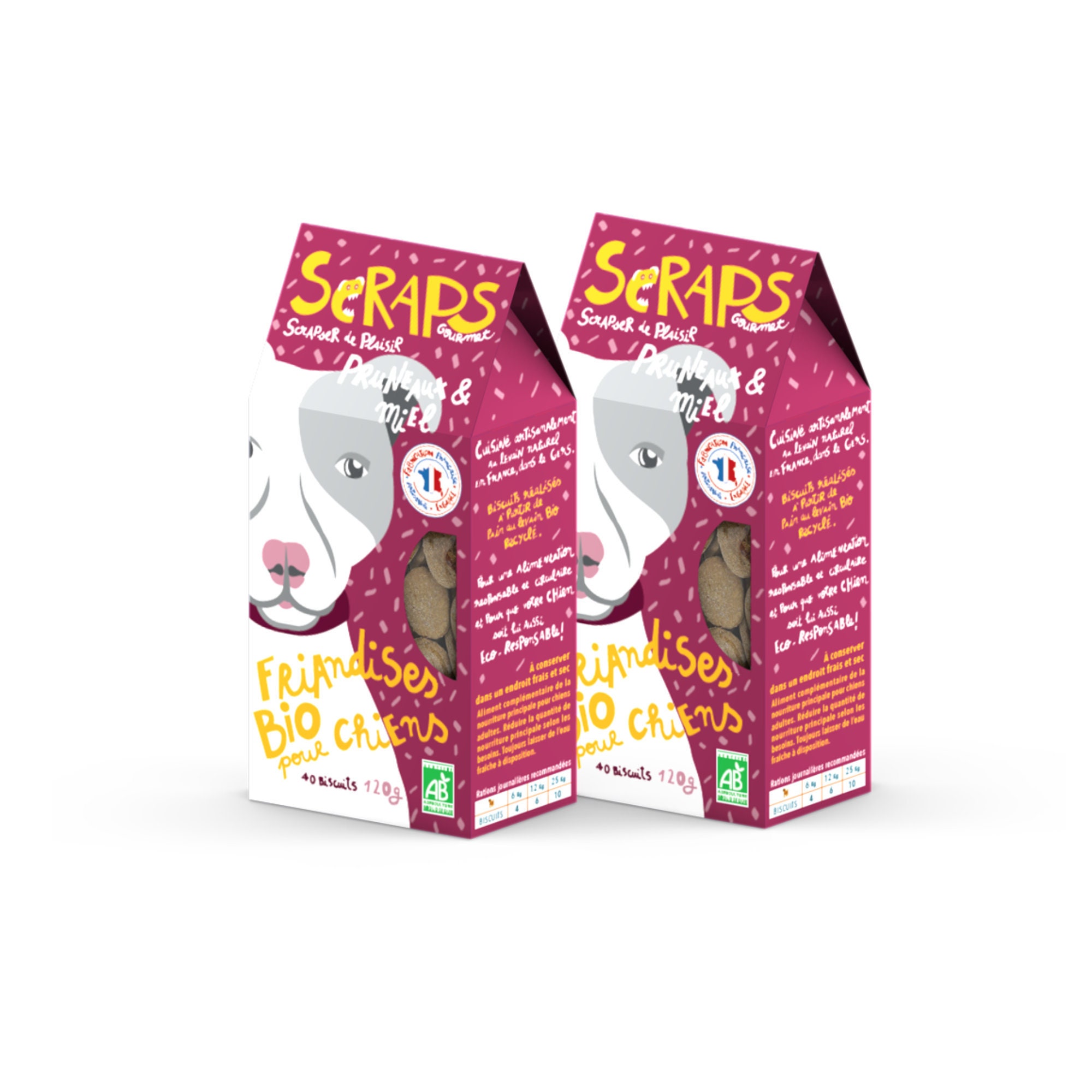 Scraps Pruneaux & Miel 2 X 120Gr