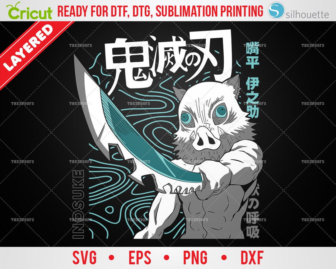 Anime Layered SVG Anime Vector Anime Png Anime Clipart - Etsy