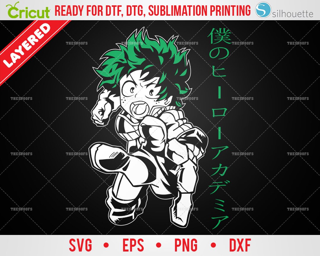 Anime Layered SVG Anime Vector Anime Png Anime Clipart - Etsy Canada