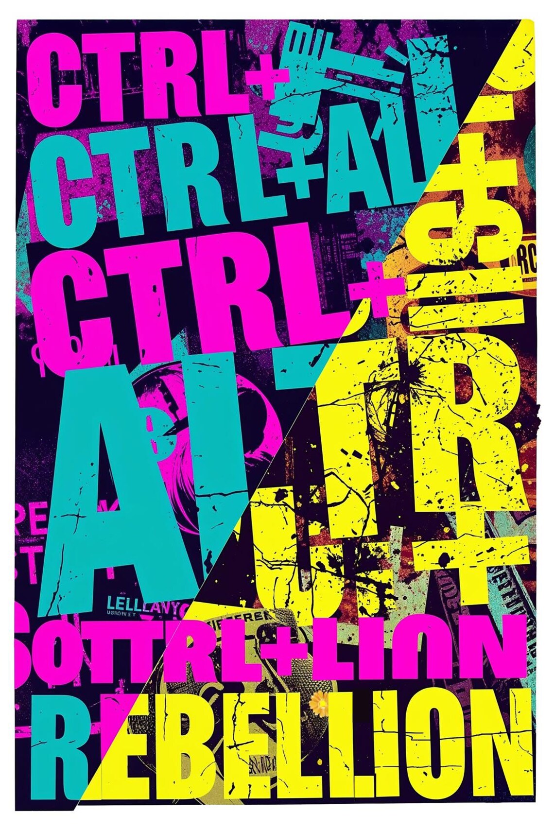 Wall Art Impressions: CTRL + ALT + REBELLION – Bold Anti-design ...