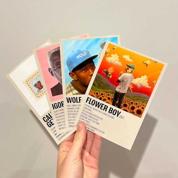 Minimalist Tyler, the Creator Album Covers Poster Print Pack Set