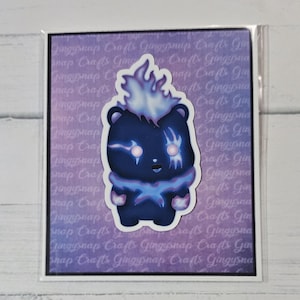 Chibi &quot;Tank&quot; Solo Leveling Clear Overlay Sticker
