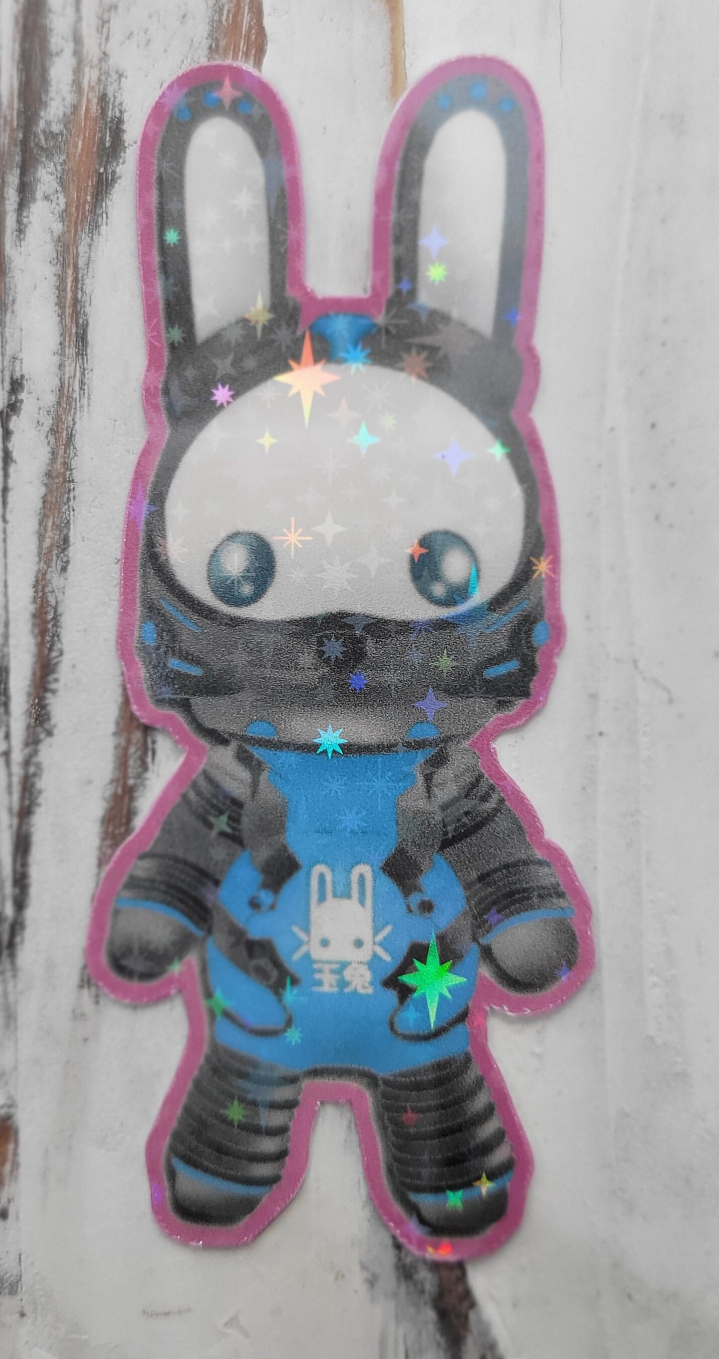 Jade Rabbit Sticker Jade Rabbit Holographic Sticker - Etsy