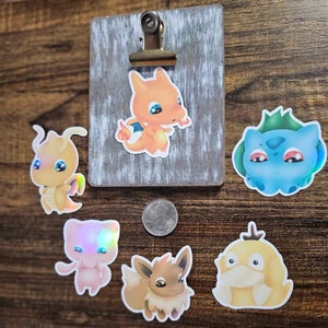 Chibi Poke Pack Holographic Sticker