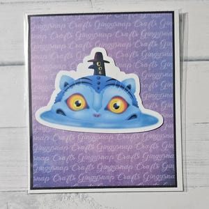 Derpy Tiger Holographic Sticker