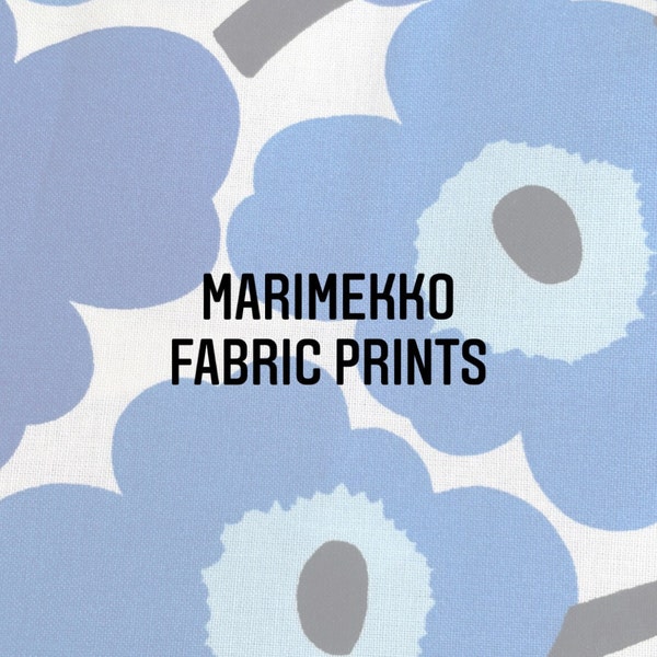 Marimekko range fabric prints for custom orders
