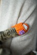 Crotchet Slippers for Cats - Orange Magic Flying Slippers by Ocatnip, Cat Accessories, Cat Clothes, Gifts for cat lovers, Cat Toys 