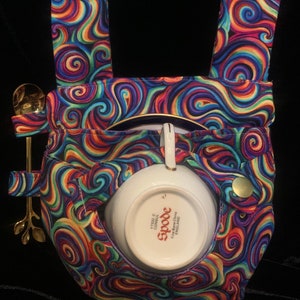 Psychedelic Rainbow Tea Cup Holster