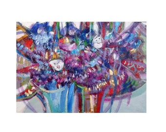 Abstractart composition original oil colour painting "Abstract composition"painting