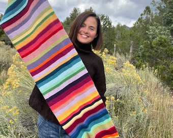 Wild Plums Knit Scarf