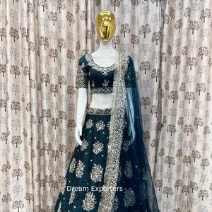 Bollywood Style Green Lehenga Choli For Women Indian Wedding Party Wear Ghagra Choli Set Reception,Mehendi Wear Bridesmaids Ready To Wear