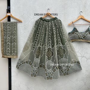 Stunning Pista Green Lehenga Choli For Women Indian Wedding Lehenga Choli Designer Heavy lehengas Party Wear Ghaghra Choli Sangeet Wear