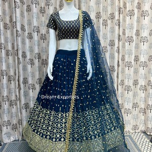 Beautiful Blue Lehenga Choli For Women Bridal Lahanga Choli Party Wear Lengha Ready To Wear Bridesmaids Ghagra Choli Reception,Sangeet Wear