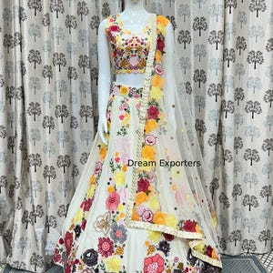 Bollywood Style White Lehenga Choli For Women Bridesmaids Ready Made Lahengas Indian Wedding Party Wear Ghagra Choli Reception,Sangeet Wear