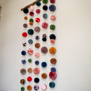 Photo inspiration: Picture Idea: Extra Large Pom Pom Wall Hanging Wall Hanging Wall Art