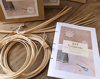Wickerwork Kit - Rattan Flower Duo