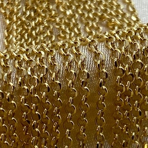 18k solid gold rolo chain 2MM, 18k gold rolo chain, gold rolo chain, rolo chain, rolo chain necklace, best friend gift, Birthday Gift.