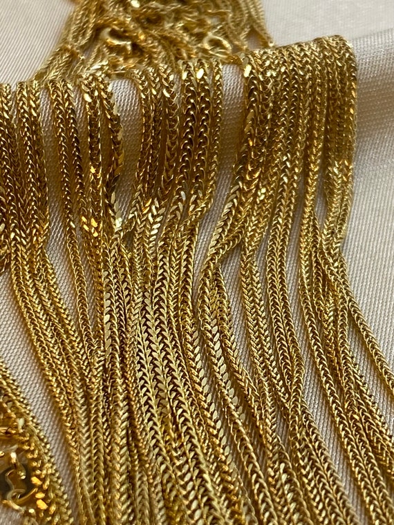 18k Gold Foxtail Chain Foxtail Chain Foxtail Necklace Etsy Canada