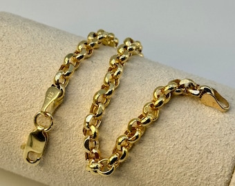 Catena Oro 14K Cubano Collana Maglia Cubana In Oro Giallo 14K Solido - Spessore 1.5-12 Mm, Lunghezza 16-30 Pollici, Made In Italy Catena Curb Link Oro - Foto 13