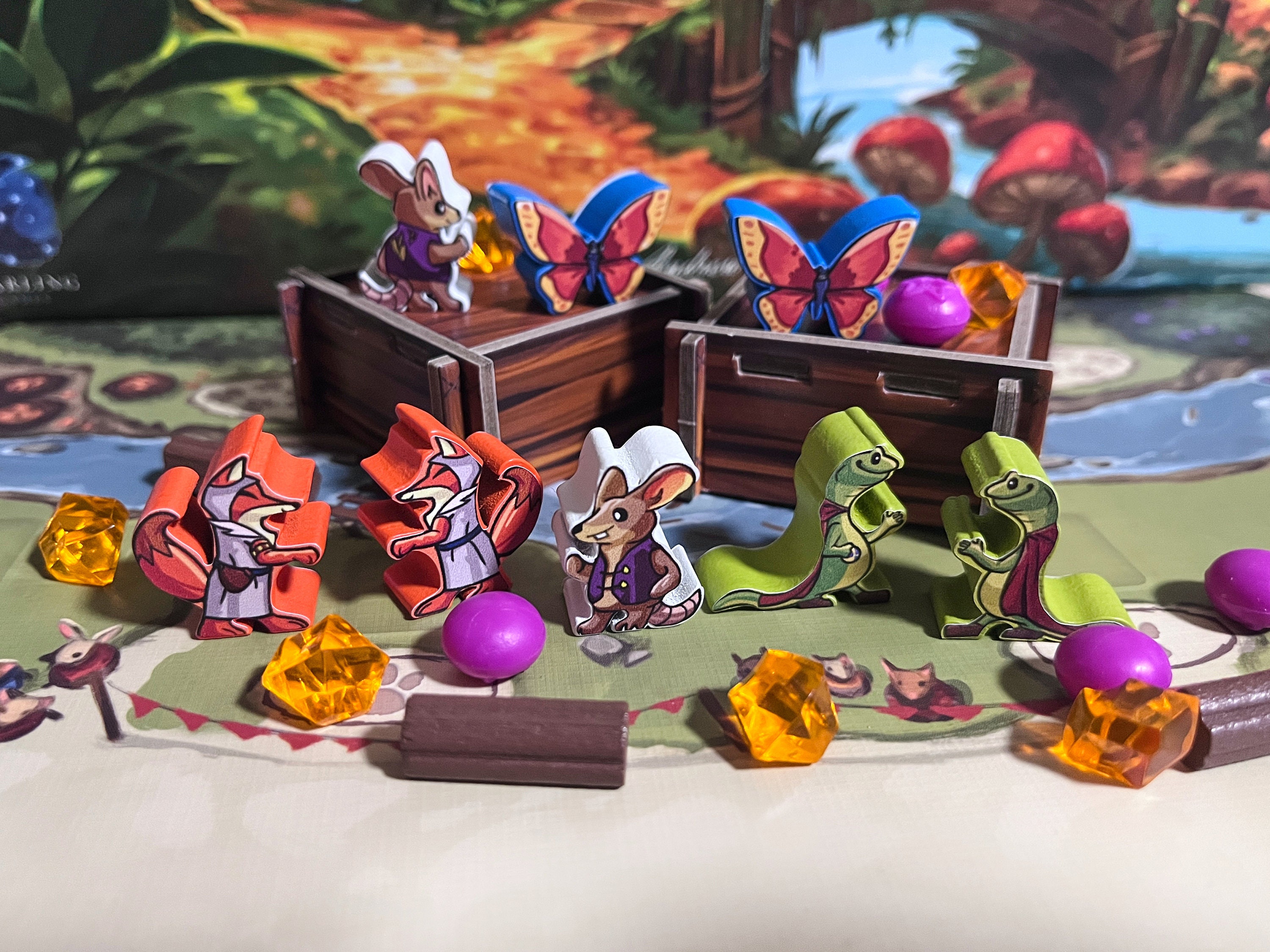 My Lil' Everdell Meeple Sticker Pack (unofficial Product) (visited From  Deep of Mine) - Etsy, image size:3000x2250