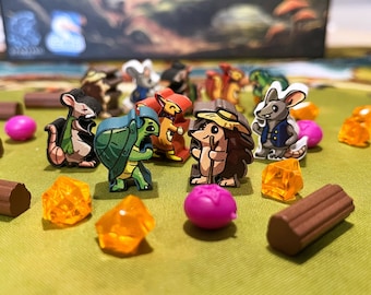 Everdell - Meeple Sticker Pack (Unofficial Product) (visited from Deep of Mine)