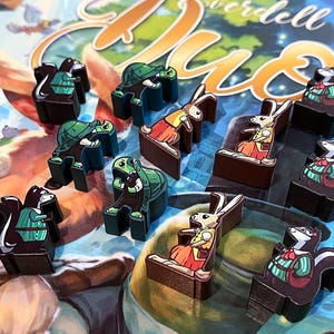 Everdell Duo Meeple Sticker Pack (Unofficial Product)
