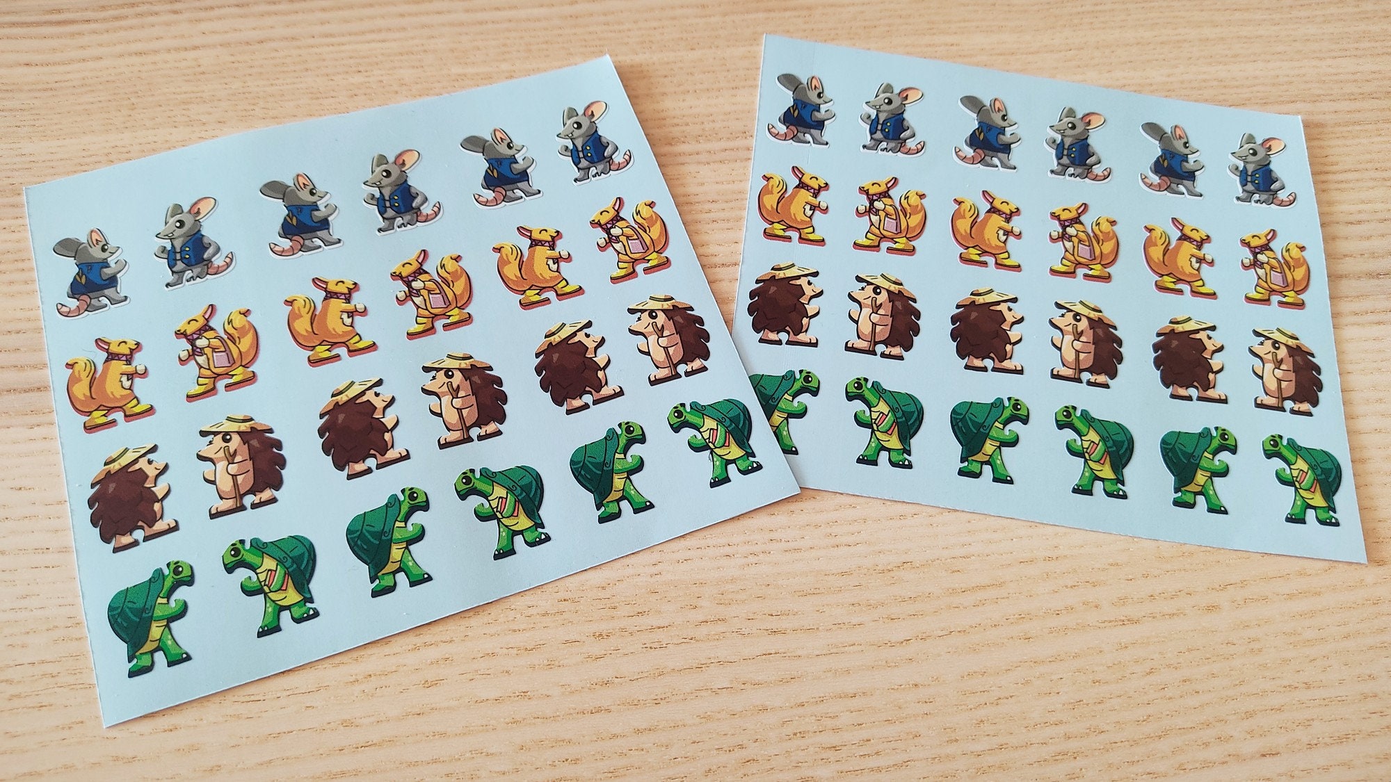 Everdell Meeple Sticker Pack unofficial Product visited Etsy Singapore
