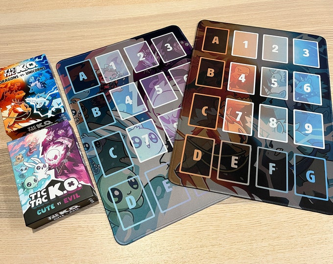 Tic Tac K.O. Playmat (unofficial Product) - Etsy