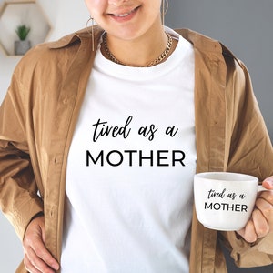 Cansado como uma mãe SVG, dia das mães PNG, camisa do dia das mães, presente para a mãe, download digital engraçado da mãe, caneca para a mãe
