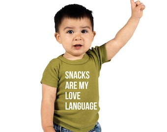 Snacks sind meine Liebe Sprache SVG PNG, lustige Liebe Sprache Shirt, lustige Snacks Shirt, Kleinkind Shirt, Baby Shirt, lustige Shirt für Kinder