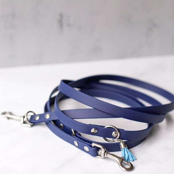 Biothane leash | Dog leash | Lead | 2 m and 2.5 m long | 13 mm, 16 mm and 19 mm wide | Dog accessories | Leash