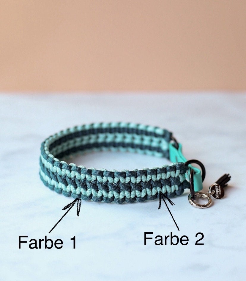 SNAPE Paracord Halsband, Hundehalsband, Hund, mit Biothane-Adapter oder  Zugstopp, eigene Farbwahl - Etsy.de