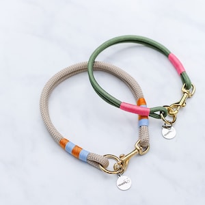 Rope collar made of 6 mm, 8 mm or 10 mm rope dog collar, in many beautiful colors, collar, dog, dog accessories