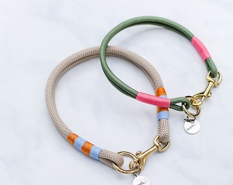 Rope dog collar made of 6 mm, 8 mm, 10 mm rope, in many beautiful colors, collar, dog, dog accessories