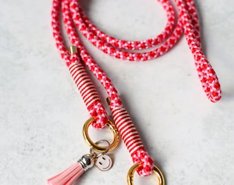 Mobile phone chain | Phone strap made of rope with ring carabiner