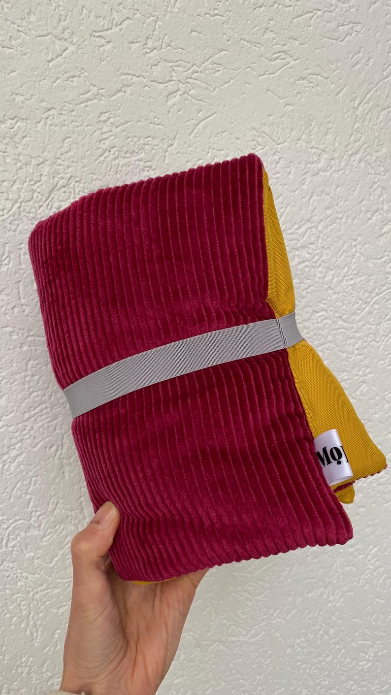 Unique items! Buy it now: Dog blanket To Go - blanket, dog, travel blanket, reduced items Cord Cerise 48x67cm