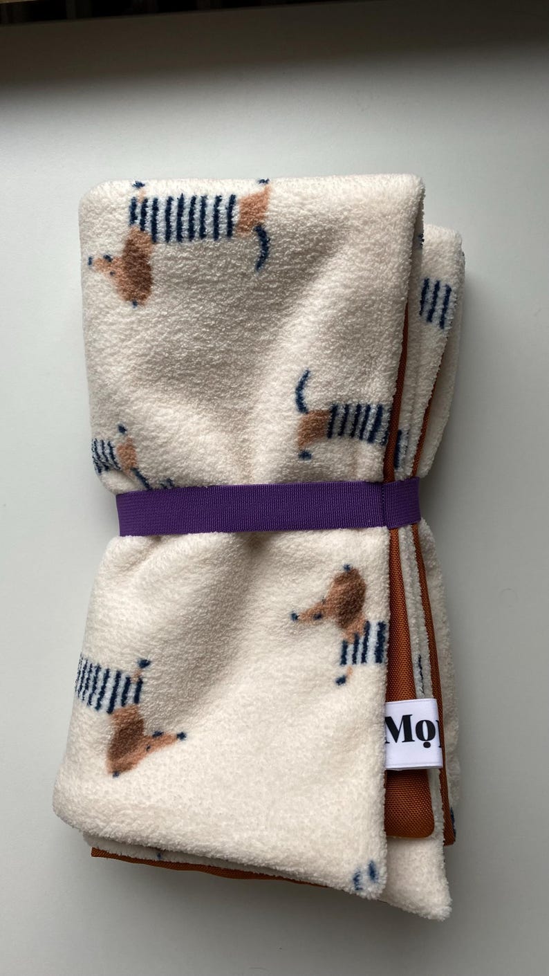 Unique items! Buy it now: Dog blanket To Go - blanket, dog, travel blanket, reduced items Dackel 57 x 68 cm