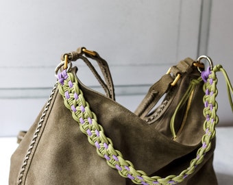 Paracord bag strap, bag accessories, bag straps | Macrame straps
