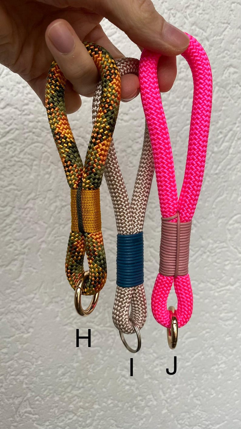Rope Key Ring in Various Colors - Etsy
