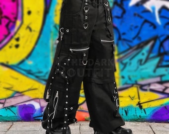 パンツ semantic design 00s bondage cargo pants Semantic Design Bondage Pants | Grailed