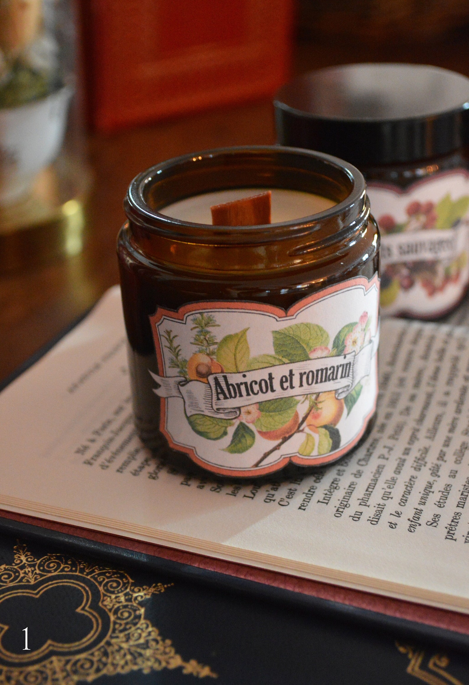 Bougie Parfumée - Pot ambré